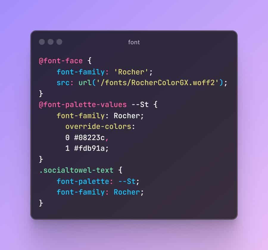 Social Towel - CSS tricks to have multiple colors on your fonts